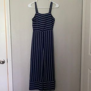 I am selling a striped jumpsuit.